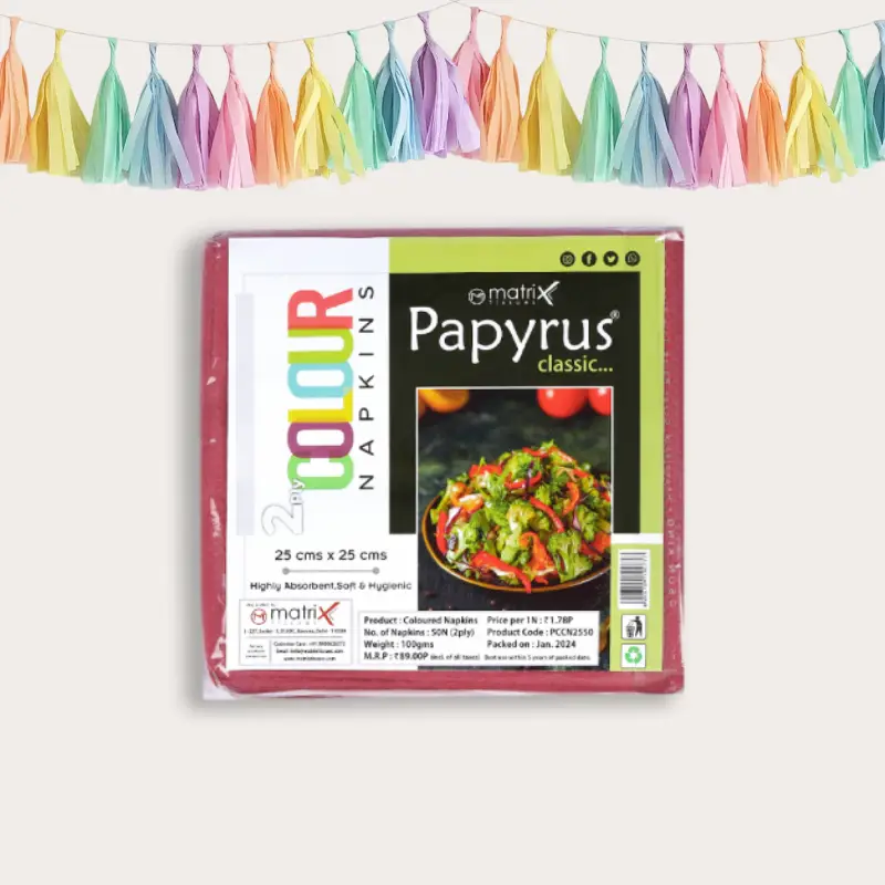 Papyrus Colour Napkin